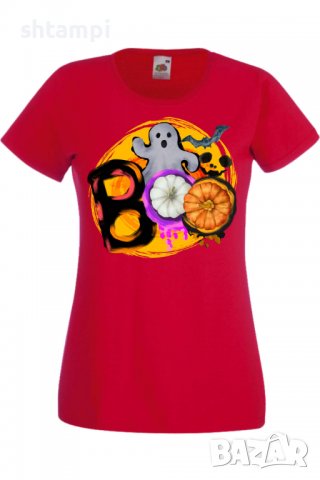 Дамска тениска Halloween 06,Halloween,Хелоуин,Празник,Забавление,Изненада,Обичаи,, снимка 3 - Тениски - 38146545