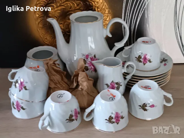 Ретро винтидж сервиз Горски слез , снимка 2 - Антикварни и старинни предмети - 56144649