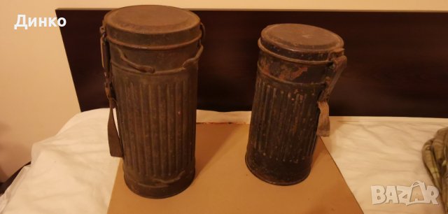 Две немски кутии за противогази. , снимка 2 - Антикварни и старинни предмети - 39507116