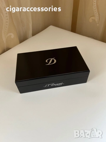 S.T. Dupont Ligne 2 – Black & Gold запалка, 2 пламъка, снимка 6 - Запалки - 53009162