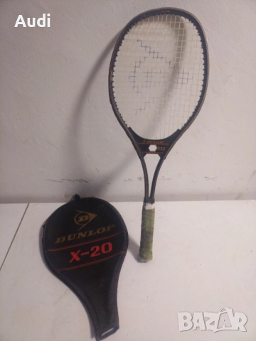 Тенис ракета DUNLOP X20 Комплект с кожен калъф за съхраните. , снимка 2 - Тенис - 51955063