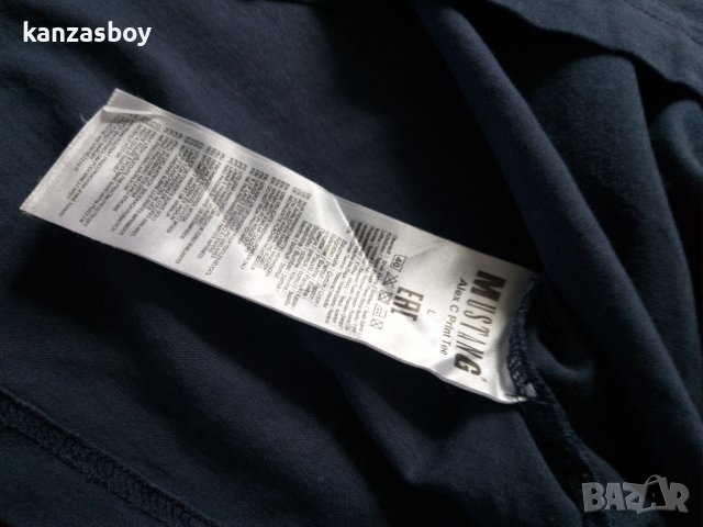 mustang alex c print tee - страхотна мъжка тениска , снимка 6 - Тениски - 40518312