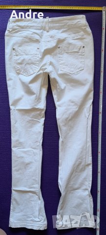 Панталон - Pinko, бял, дънков, снимка 4 - Панталони - 30374545