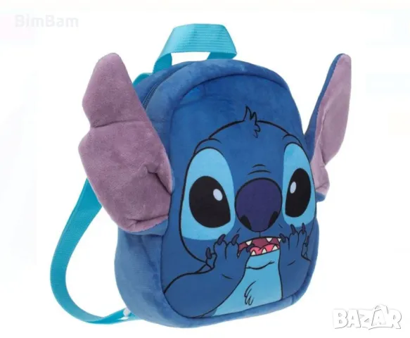Детска плюшена раница Стич Lilo & Stitch, снимка 2 - Раници - 49823611