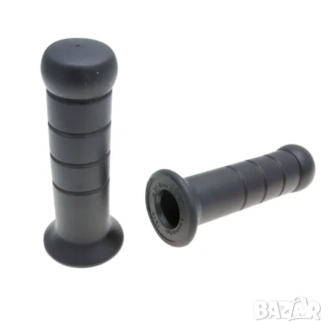 Черни универсални гумени дръжки за мотор 122 mm, снимка 2 - Аксесоари и консумативи - 55866115