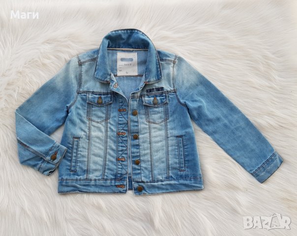 Детско дънково яке 7-8 години