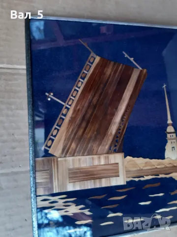 Картина , пано САНКТ ПЕТЕРБУРГ , Нева , Адмиралтейство СССР, снимка 4 - Пана - 49584580