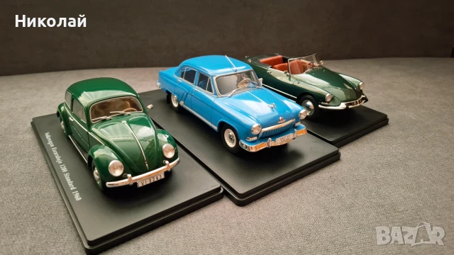 1960 GAZ M21 Volga 1:24 Hachette/Whitebox Diecast Колекционерски модел количка, снимка 10 - Колекции - 50966712