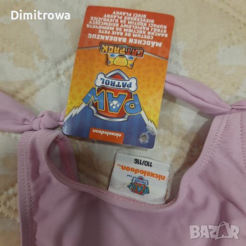 цял бански р-р110-116см PAW Patrol, снимка 3 - Детско бельо и бански  - 42435452