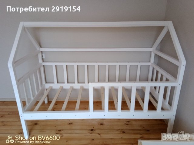 Детско легло тип къщичка, снимка 5 - Бебешки легла и матраци - 37107696