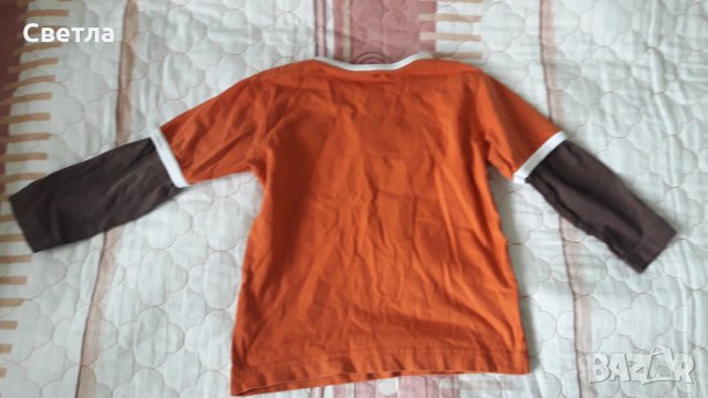 Памучни блузи за ръст 104-110 см, 3 броя, снимка 6 - Детски Блузи и туники - 30669241