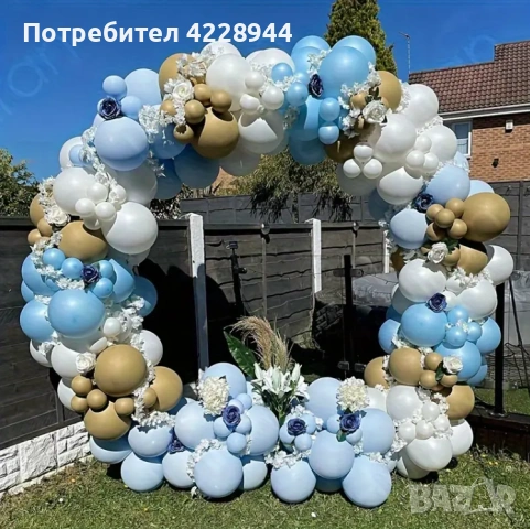 Сглобяема разглобяема арка за партита, сватби, събития диаметър 180см, снимка 7 - Декорация за дома - 53114904