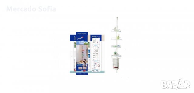 Ъглов рафт за баня, Многоъгълен рафт и органайзер за баня и кухня, снимка 2 - Органайзери - 34302270