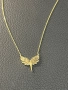 Златно колие феникс  14 карата 585 zlatni gold Fenix, снимка 8