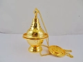 Нова малка бронзова кандилница , снимка 2