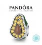 Талисман Пандора сребро проба 925 Pandora Avocado Charm Авокадо. Колекция Amélie, снимка 1 - Гривни - 38788506