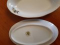 Български стар Порцелан за допълване: Чинии овални и малка, снимка 5