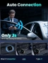 Нов Apple CarPlay безжичен адаптер USB Type-C Plug Play iPhone кола телефон връзка, снимка 6