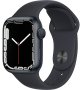 НОВ!!! Apple Watch 7, GPS, Корпус Midnight Aluminium 41mm, Midnight Sport Band , снимка 1 - Смарт часовници - 39158901