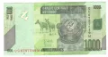Congo-1000 Francs-2022-P# 101d-Paper, снимка 1