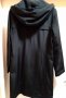 Черна връхна дреха с качулка,KappAhI, снимка 3