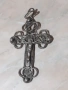 Стар метален възрожденски кръст - филигран, снимка 3