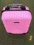 Стилен куфар с колелца за ръчен багаж с твърдо покритие, снимка 3