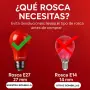 Комплект 2 бр. LED крушки за сън с червена светлина DM TECH E27 (Против синя светлина / Мелатонин), снимка 7