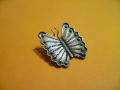 Сребърна брошка Пеперуда, снимка 3