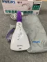 Преносима парна вертикална ютия PHILIPS Steam&Go , 1200 Wl, Бял/Лилав, снимка 3