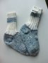 плетени чорапи шарено/бяло, ходило 18, конч 20, снимка 1 - Чорапи - 39295152