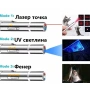 Джобна UV лампа за проверка на банкноти - детектор за фалшиви пари, снимка 2