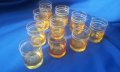 Ретро ракиени чашки за концентрат калиево стъкло 10 бр, 50 мл, снимка 5