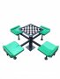Маса за шах с четири стола, снимка 1 - Шах и табла - 37386122