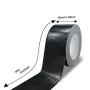 Черна подсилена ремонтна лента 5 cm x 20 m, снимка 4