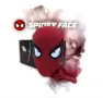 Електронна маска на спайдърмен Spiderman 3D версия с мигащи очи за Хелоуин управление с пръстен, снимка 4