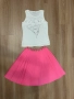 Комплект за момиче, пола и потник Guess, 16г., снимка 1