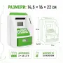 Интерактивна детска касичка банкомат с карта и PIN, зелена, снимка 6