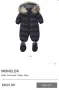 Оригинален MONCLER бебешки зимен космонавт 9м/12 м. с пух,качулка ,ботушки и колан, снимка 13