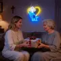 USB LED неон Lightzz с молитвени ръце и кръст, регулируема яркост, снимка 5