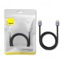 Кабел HDMI - HDMI 3м Ver:2.0 4K 60Hz Baseus WKGQ020301 High Definition Черен Cable HDMI M - HDMI M, снимка 2