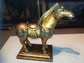 кон-златен кон-внос швеицария 27х24х11см, снимка 5