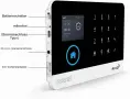 XNY 4G Wi-Fi GSM алармена система с 10 части, Alexa, снимка 3