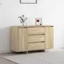 vidaXL Служебен шкаф Сонома дъб 120 x 41 x 75 см Инженерна дървесина, снимка 2