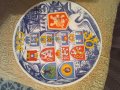 Рядка възпоменателна порцеланова чиния от Чехословакия от 70-те години, снимка 1 - Декорация за дома - 38342024