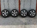 Зимни гуми Michelin Alpin 7 205/55/16 с джанти Alutec 5x112, снимка 1