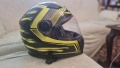 Мото каска Shox размер М 57-58 жълто и черно, снимка 7