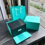 Дамски часовник TIFFANY&Co. East West Mini Light Blue с кварцов механизъм, снимка 6