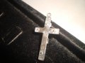 СТАРО МЕТАЛНО РАЗПЯТИЕ КРЪСТЧЕ 20956, снимка 2