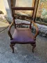 Чифт страхотни антикварни столове кресла в стил Луй 15, снимка 5